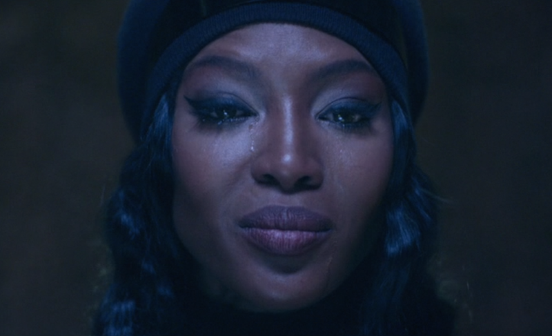 Naomi Campbell in ANOHNI’s video for “Drone Bomb Me” (Image via screenshot).